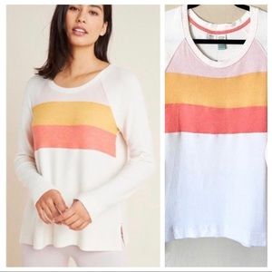 Anthro Saturday Sunday Connie Colorblock Sweater
